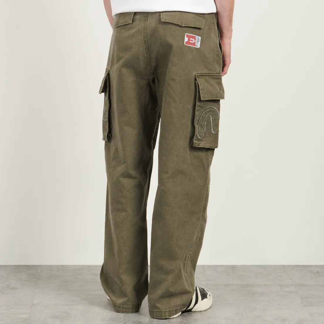 Evisu Мужские брюки Washed Cargo Loose