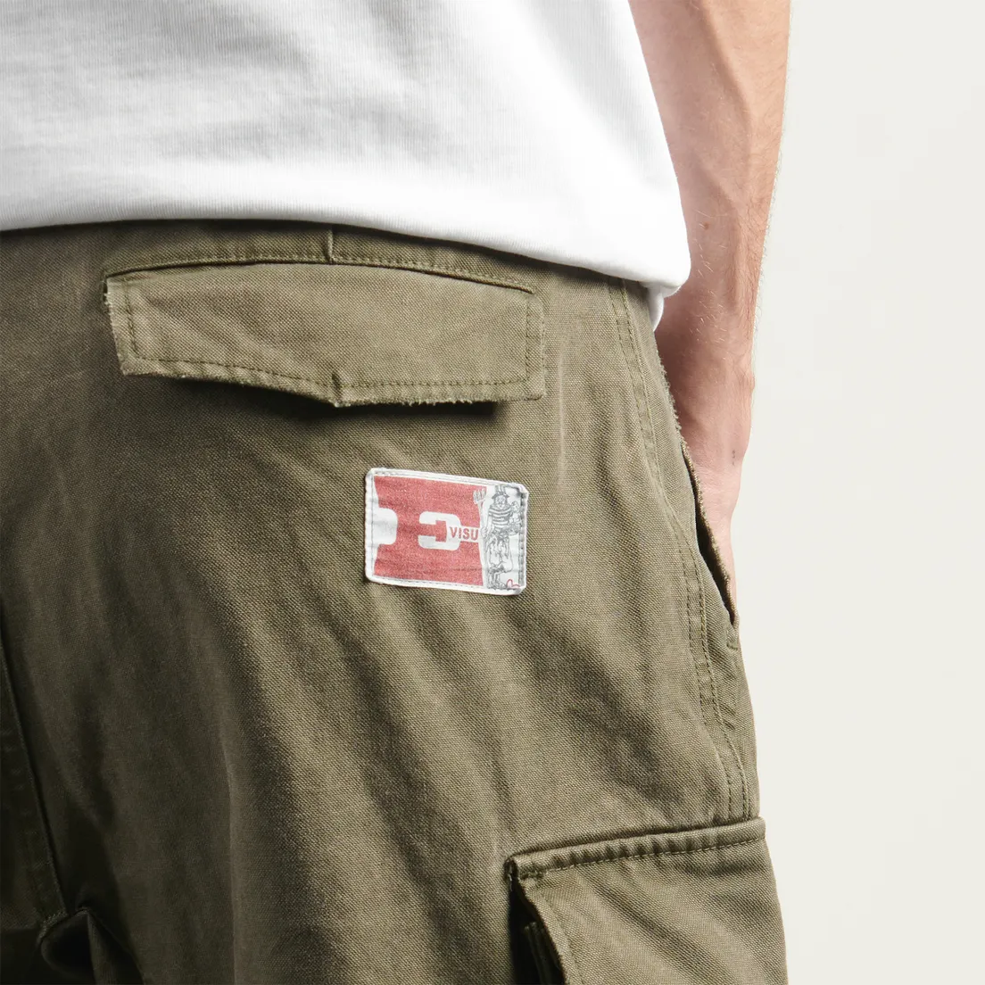 Evisu Мужские брюки Washed Cargo Loose