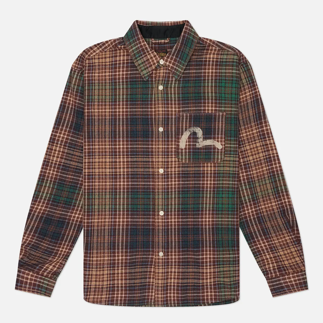 Evisu Мужская рубашка Checked