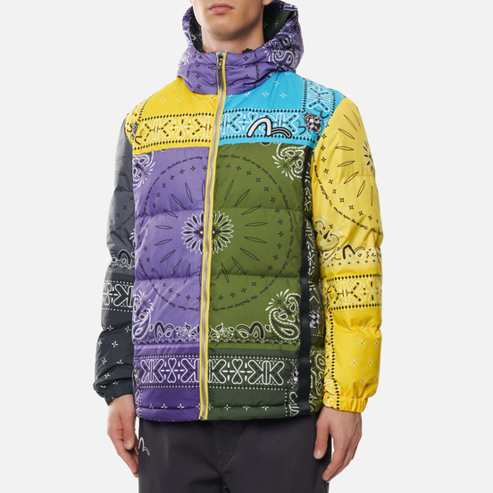 Мужской пуховик Evisu Bandana Handkerchief All Over Printed Down Multi