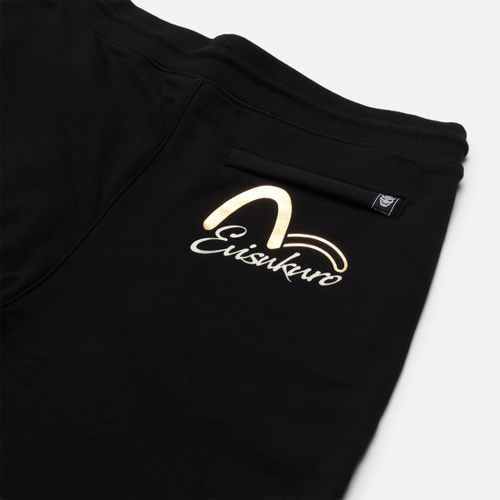 Мужские брюки Evisu Gold Waves Black