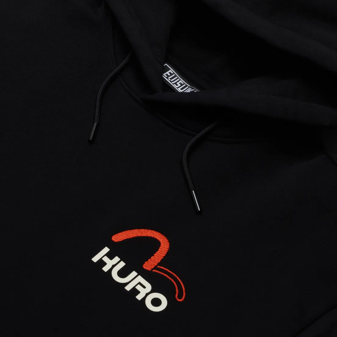 Evisu Мужская толстовка Great Waves Elbow Patch Hooded