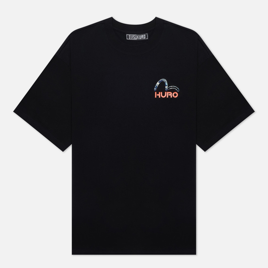 Мужская футболка Evisu Evisukuro Great Wave Black