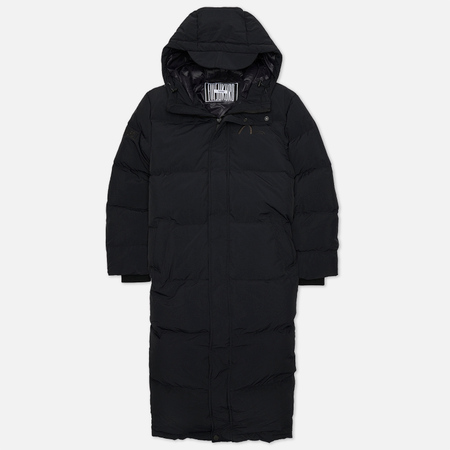 Мужской пуховик Evisu Evisukuro Elongated Down Parka, цвет чёрный, размер L