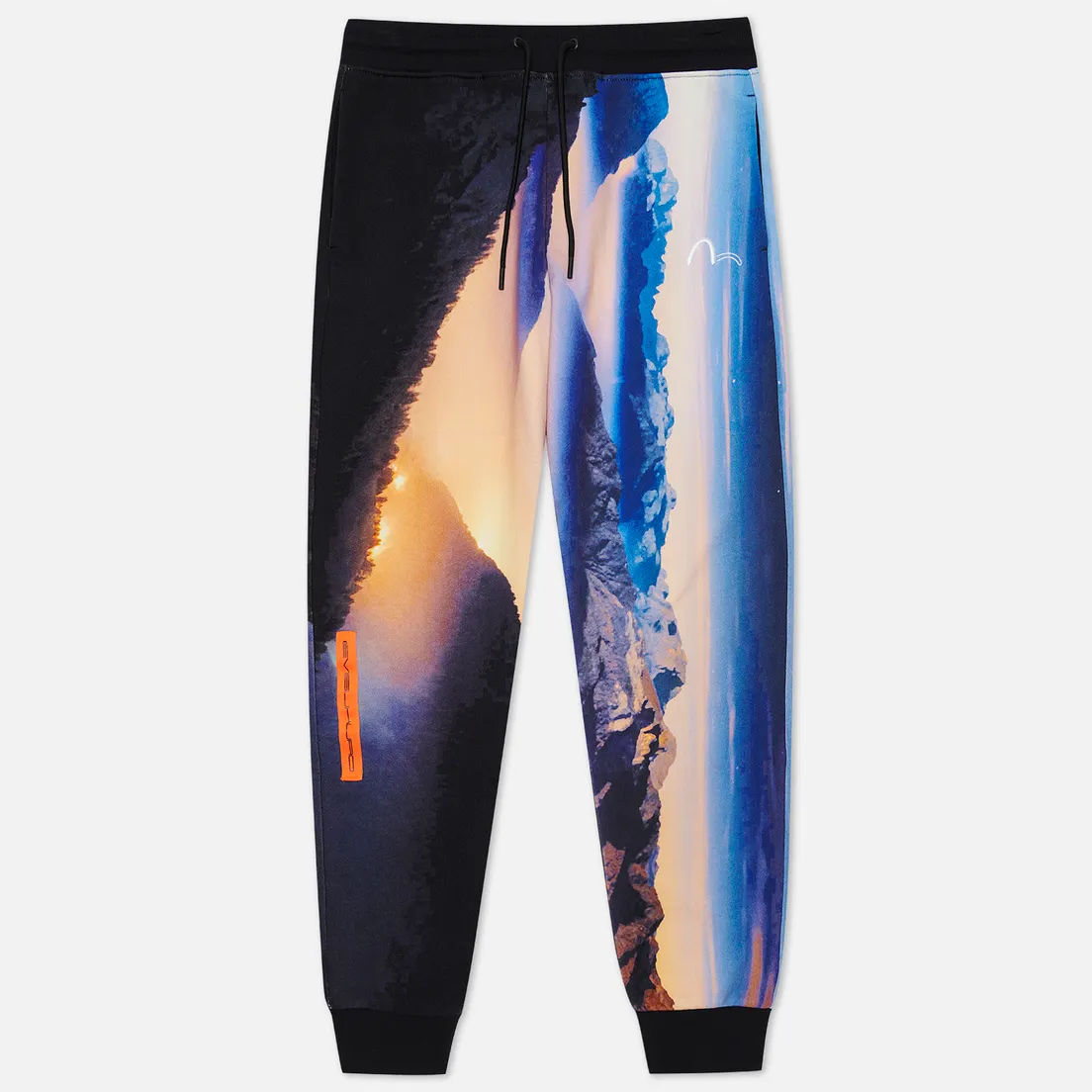 Evisu Мужские брюки Evisukuro Sea Of Clouds Digital Print