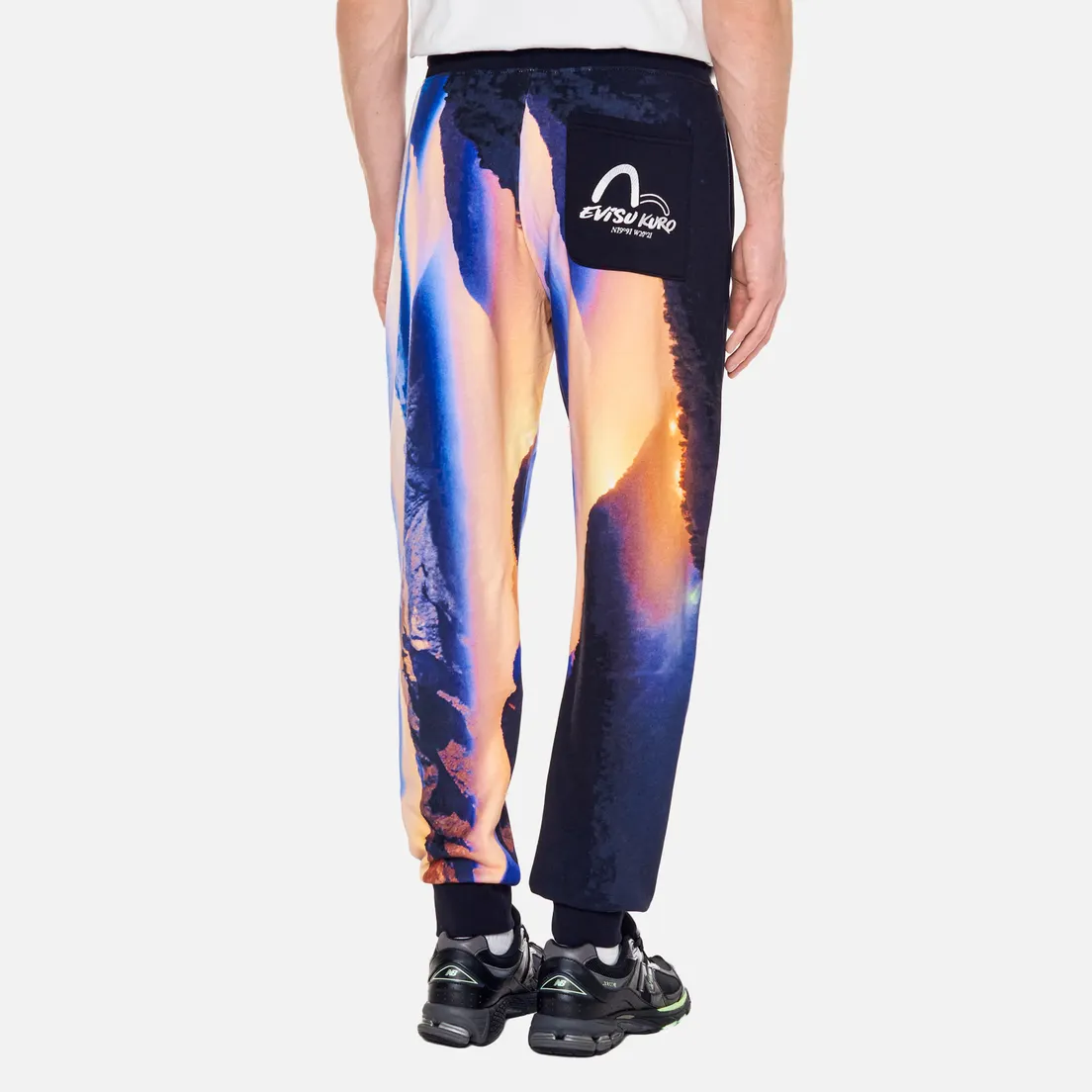 Evisu Мужские брюки Evisukuro Sea Of Clouds Digital Print