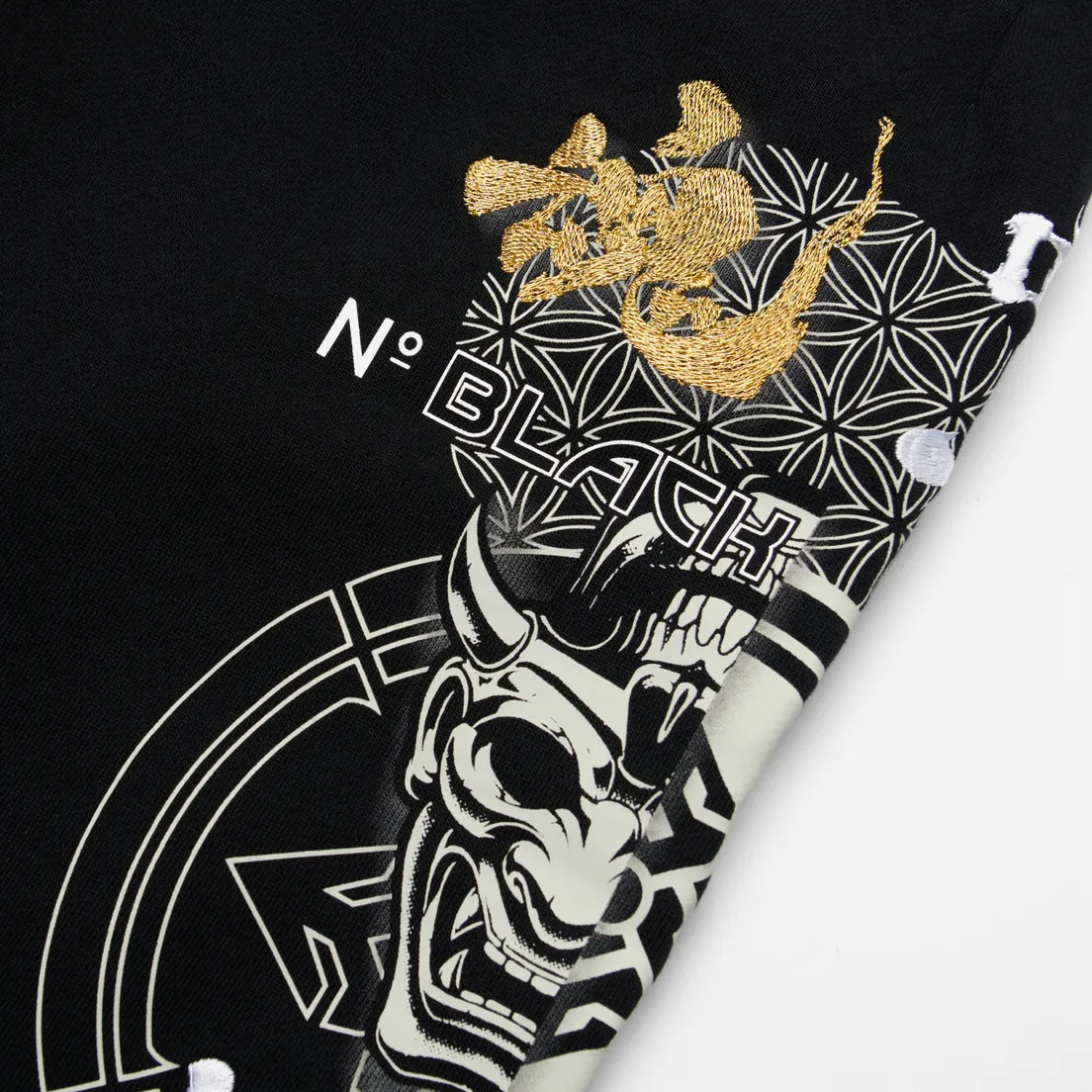Evisu Мужские брюки Evisukuro Hannya Logo Printed