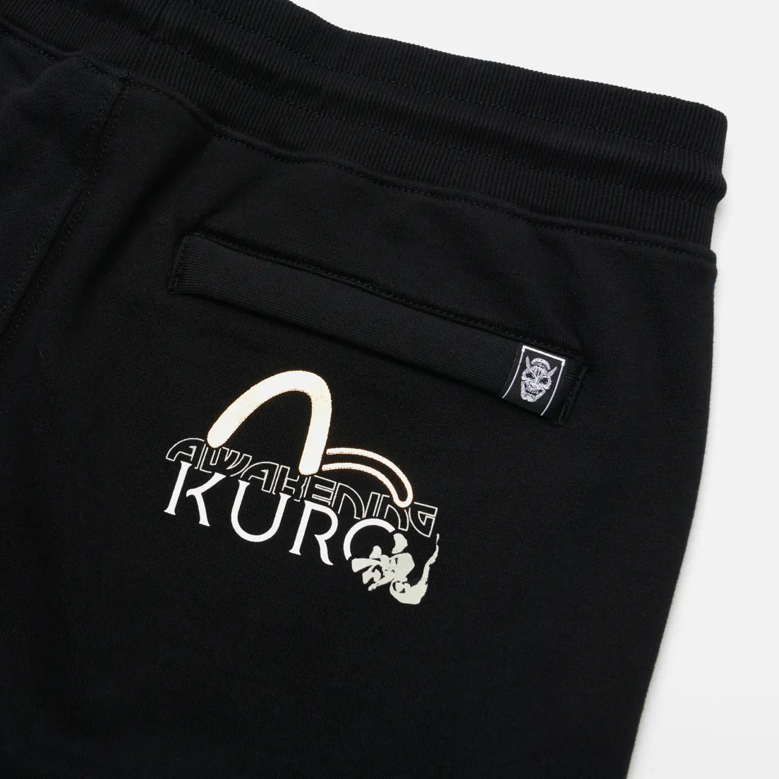 Evisu Мужские брюки Evisukuro Hannya Logo Printed