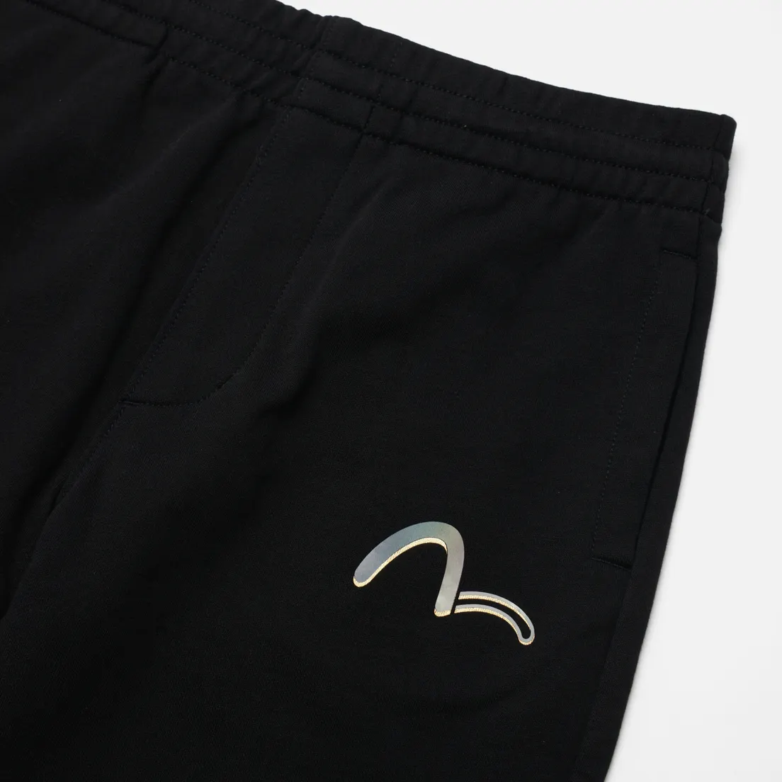 Evisu Мужские брюки Evisukuro Stretch Over Logo Great Waves Print