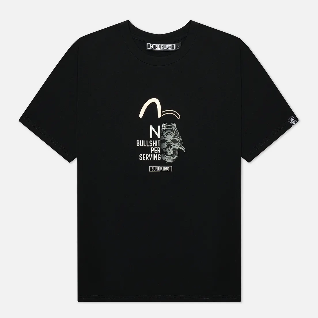 Evisu Мужская футболка Evisukuro Hannya Heraldry