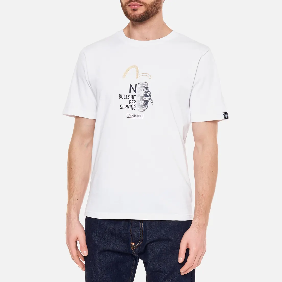 Evisu Мужская футболка Evisukuro Hannya Heraldry