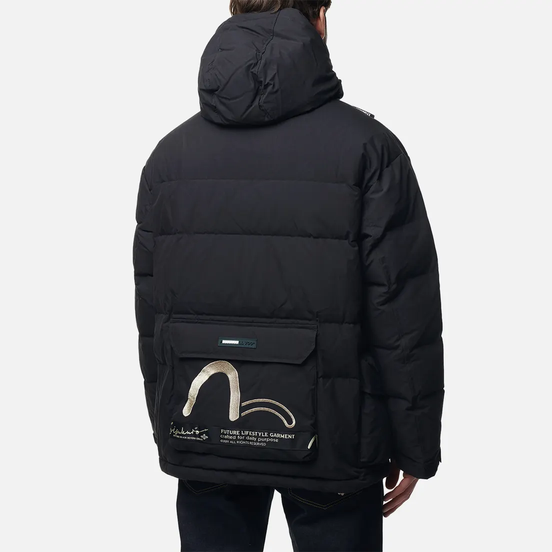 Evisu Мужской пуховик Evisukuro Multi Pockets Down