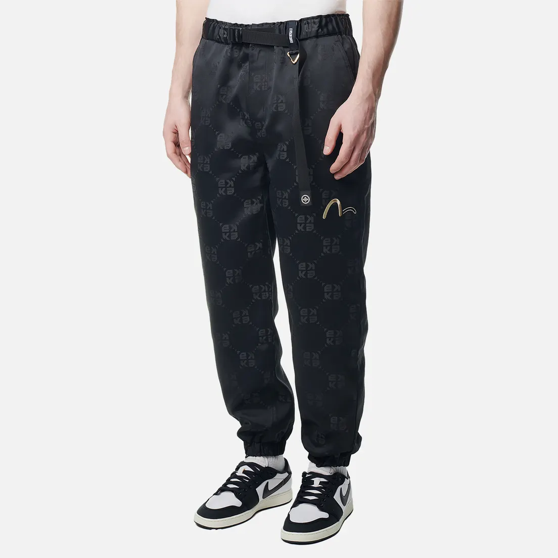 Evisu Мужские брюки Evisukuro AO Monogram Jacquard Joggers