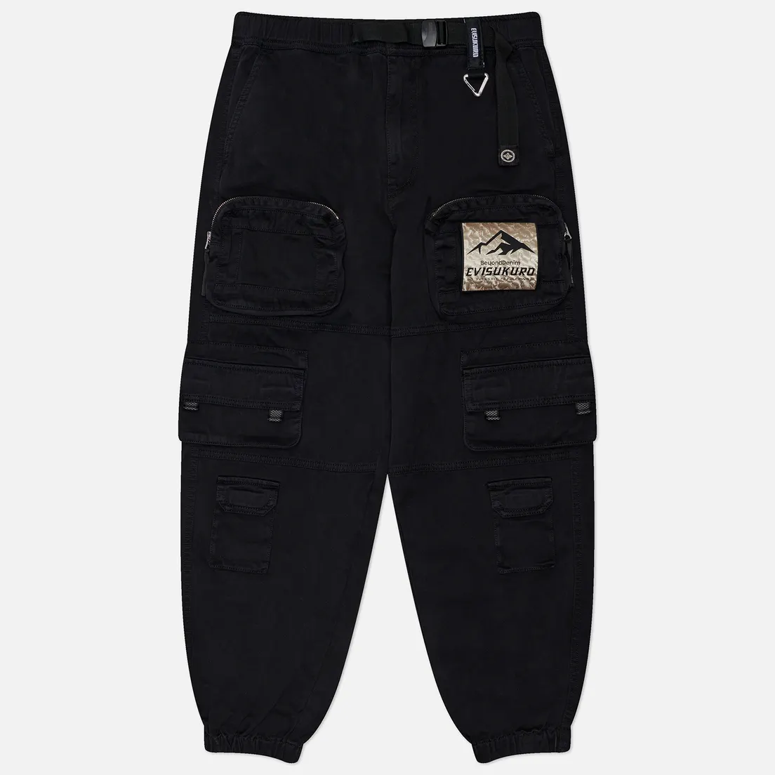 Evisu Мужские брюки Evisukuro Garment Pigment Dyed Cargo Joggers