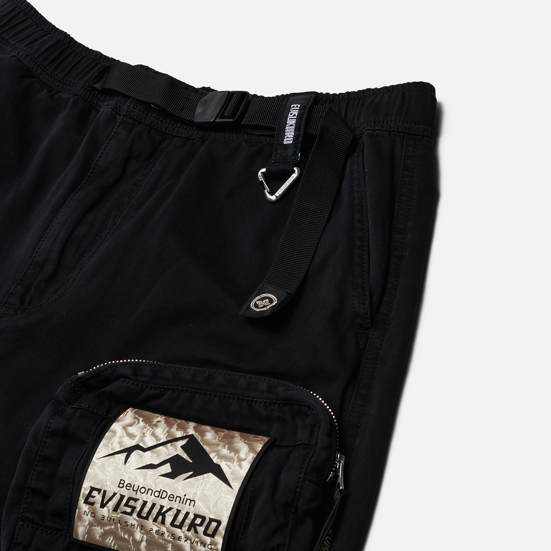 Evisu Мужские брюки Evisukuro Garment Pigment Dyed Cargo Joggers