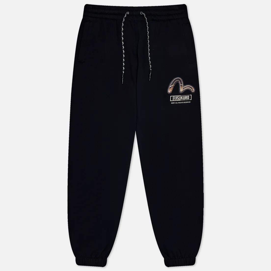 Evisu Мужские брюки Evisukuro Metallic Eect Printed