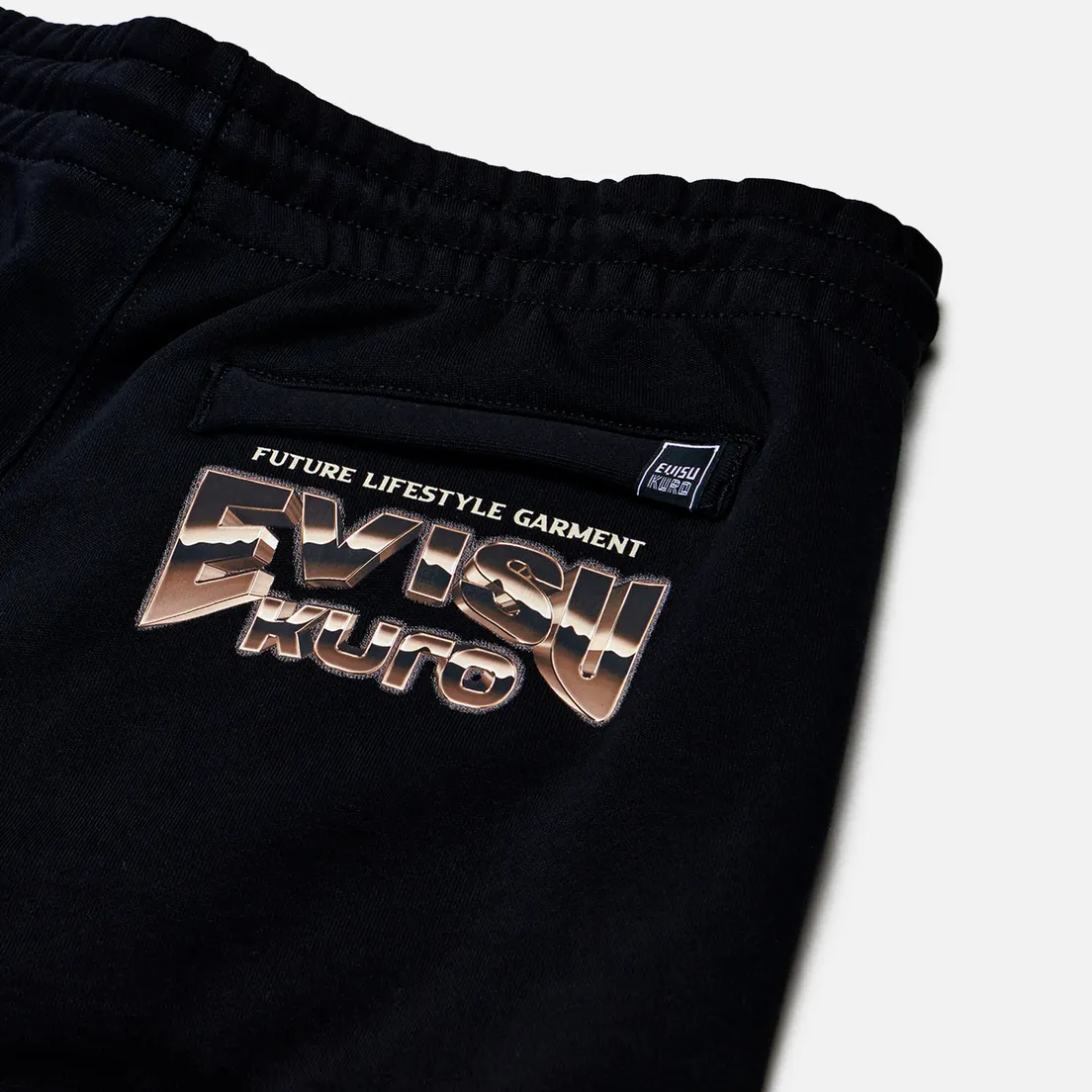 Evisu Мужские брюки Evisukuro Metallic Eect Printed