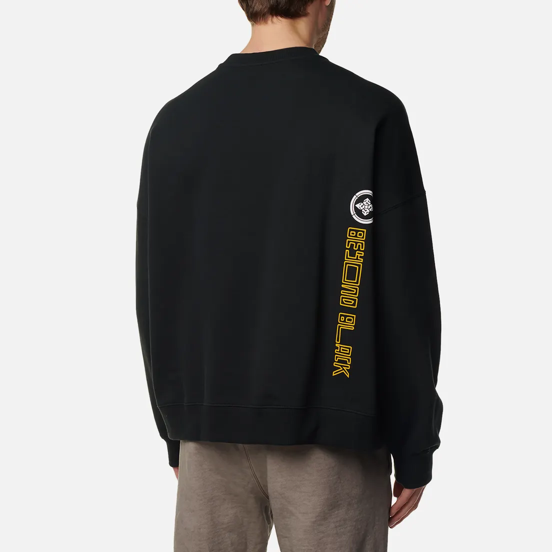 Evisu Мужская толстовка Evisukuro Multi Logo Crew Neck