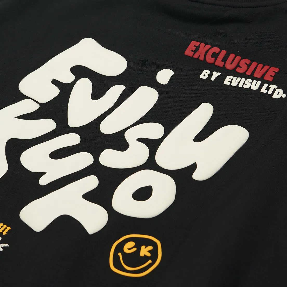 Evisu Мужская толстовка Evisukuro Print Crew Neck