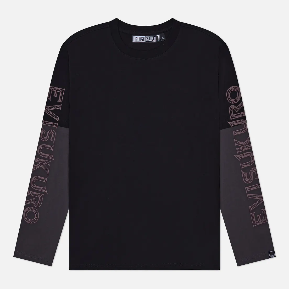 Evisu Мужской лонгслив Evisukuro Logo Embroidery Sleeves 2 in 1