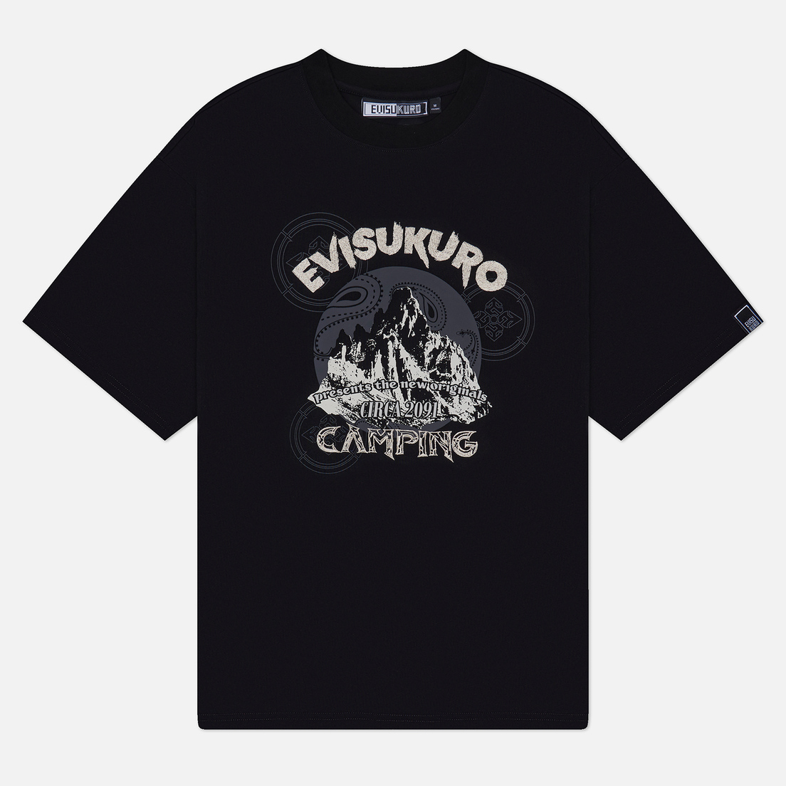 Evisu Мужская футболка Evisukuro Mount Evisukuro Labels