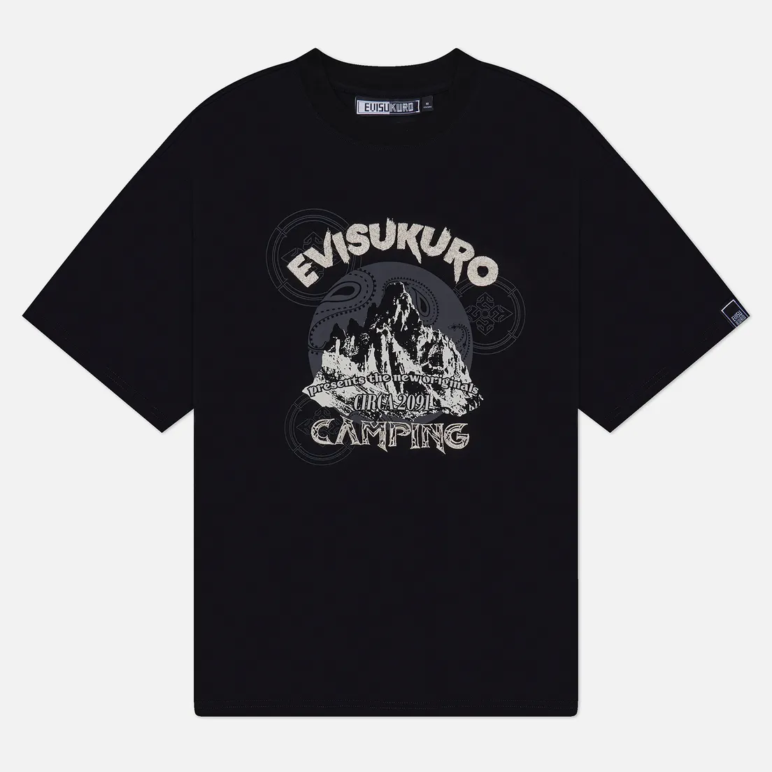 Evisu Мужская футболка Evisukuro Mount Evisukuro Labels