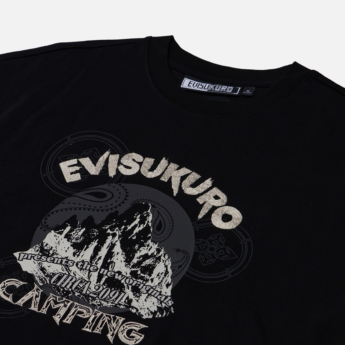 Evisu Мужская футболка Evisukuro Mount Evisukuro Labels