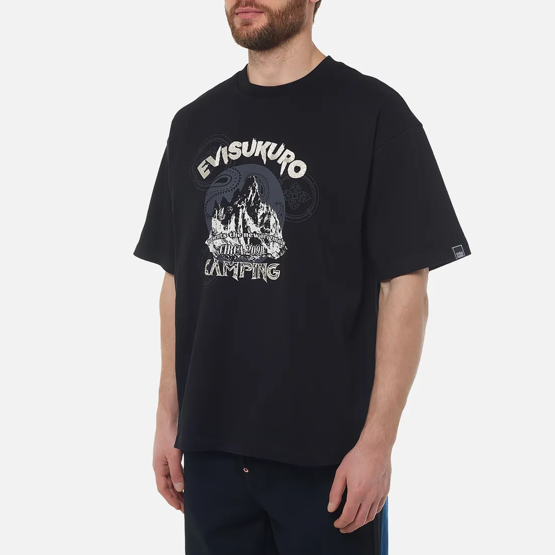 Evisu Мужская футболка Evisukuro Mount Evisukuro Labels
