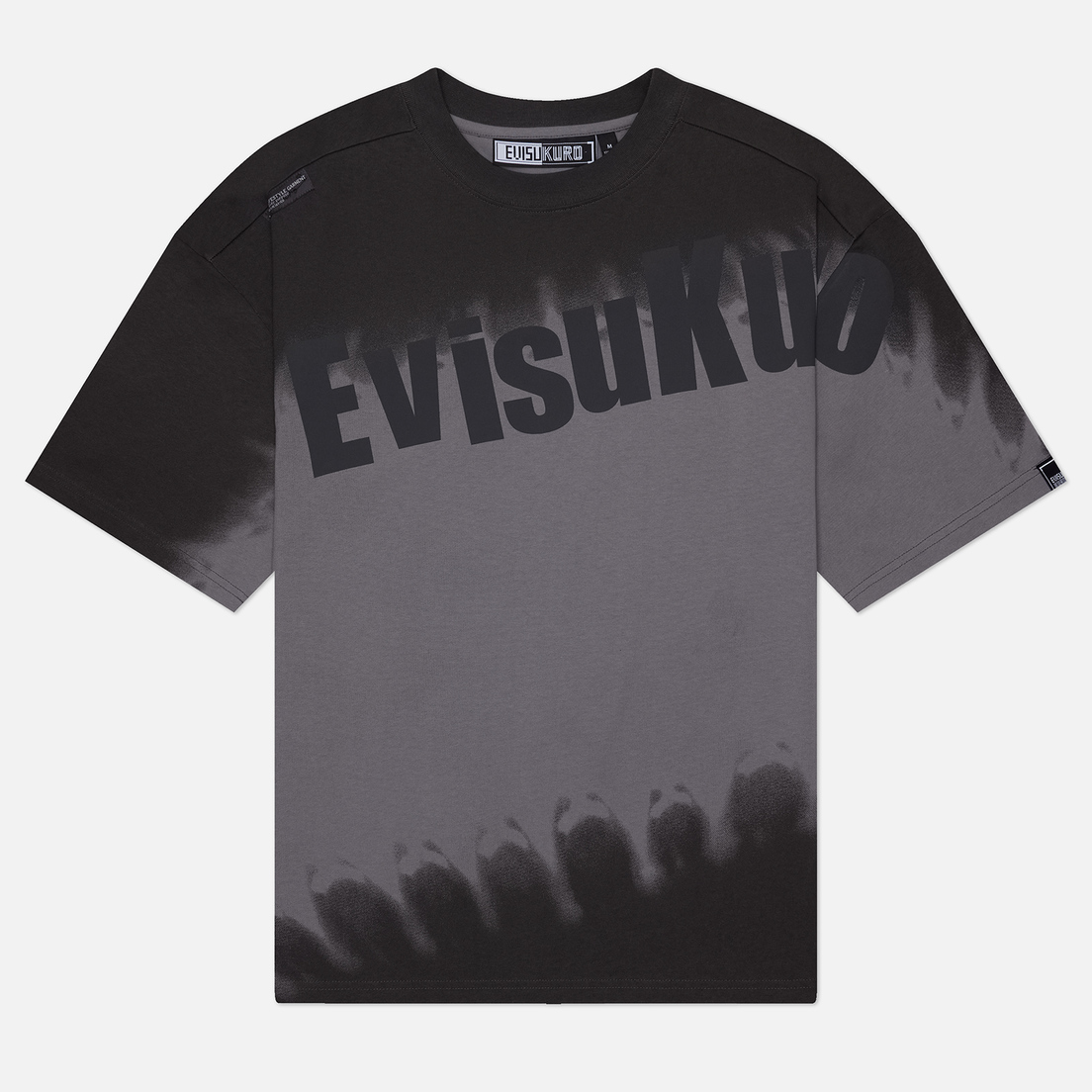 Evisu Мужская футболка Evisukuro Tie Dye Printed Oversized