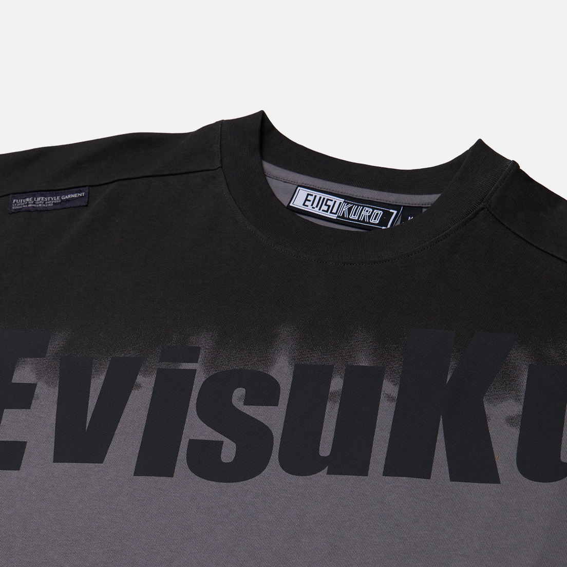 Evisu Мужская футболка Evisukuro Tie Dye Printed Oversized