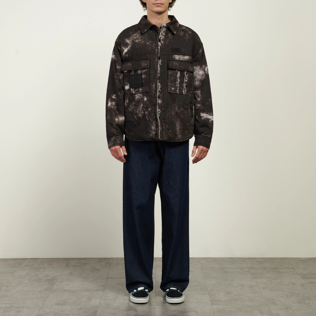 Evisu Мужская демисезонная куртка Printed Padded