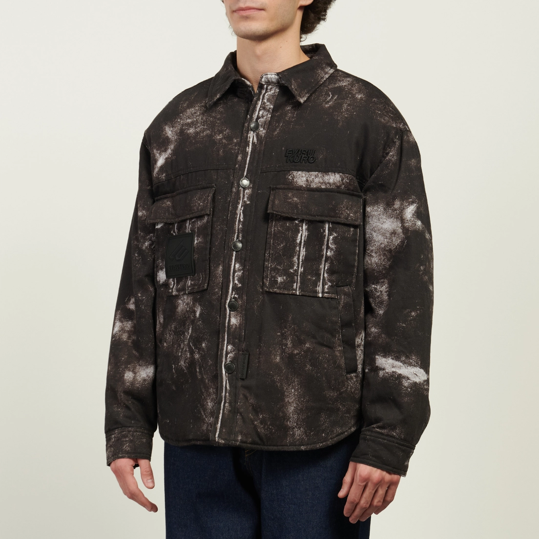 Evisu Мужская демисезонная куртка Printed Padded