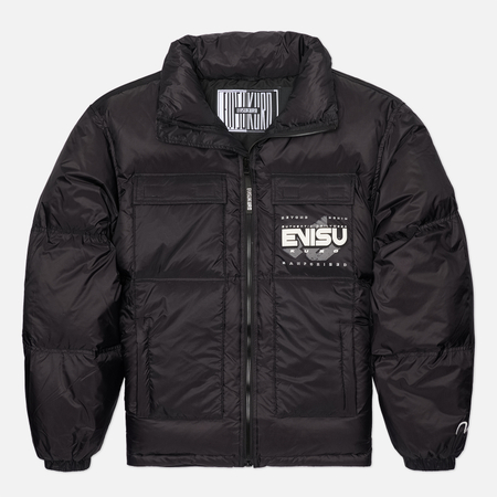 Мужской пуховик Evisu Work Pockets Down, цвет чёрный, размер L
