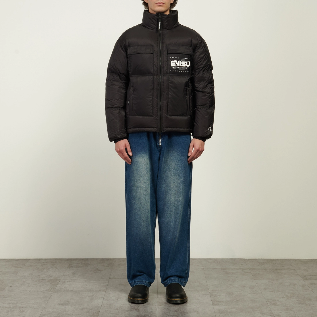 Evisu Мужской пуховик Work Pockets Down