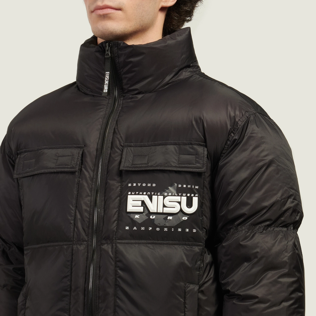 Evisu Мужской пуховик Work Pockets Down