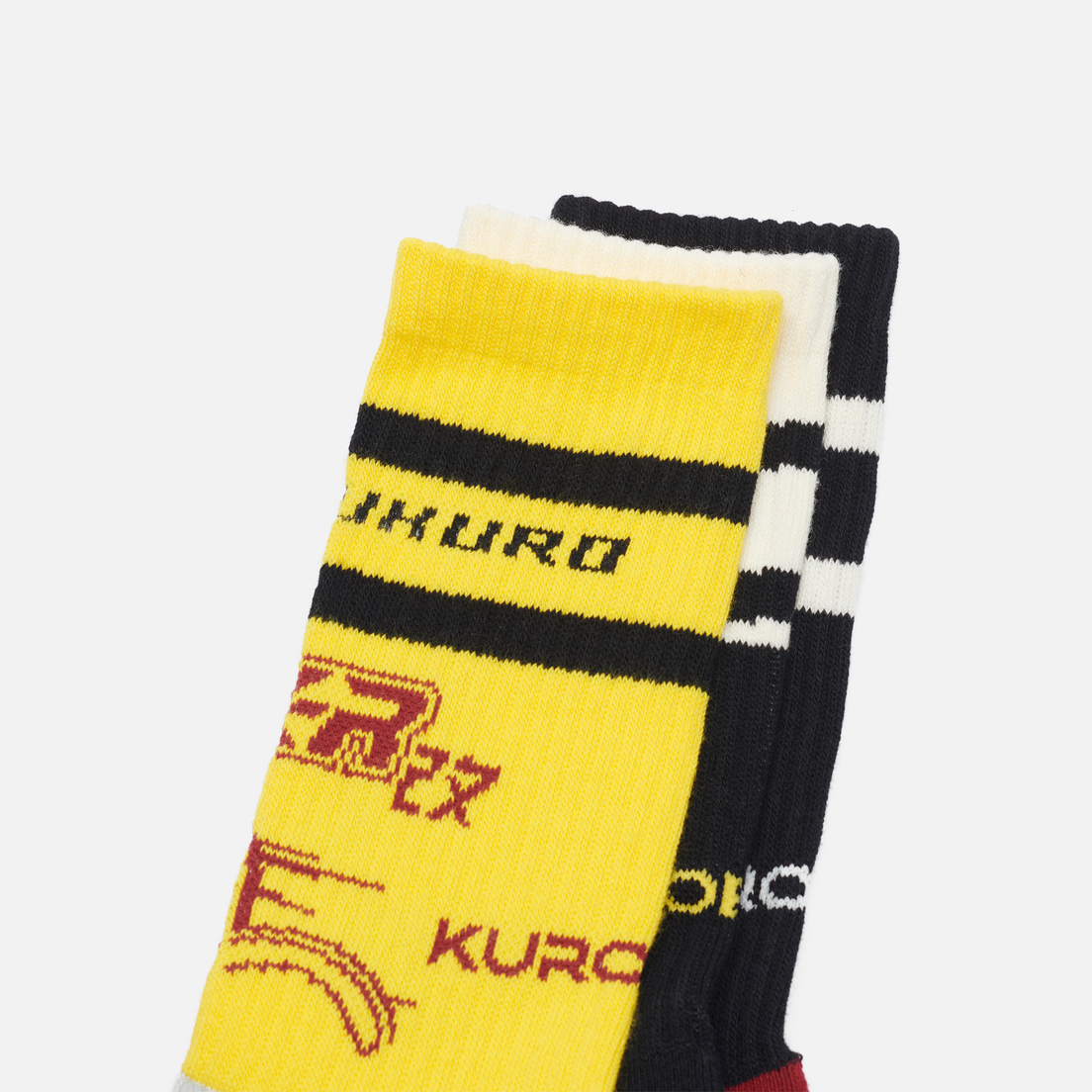 Evisu Комплект носков Evisukuro Racing Logo 3-Pack