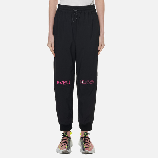 Женские брюки Evisu Evisukuro Zip Details Sport Black