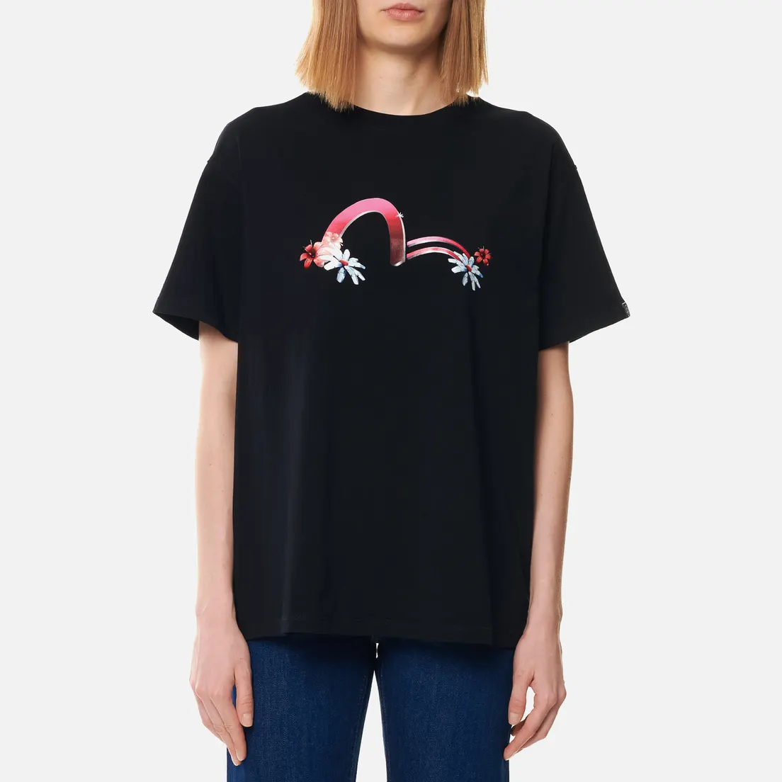 Evisu Женская футболка Floral Seagull