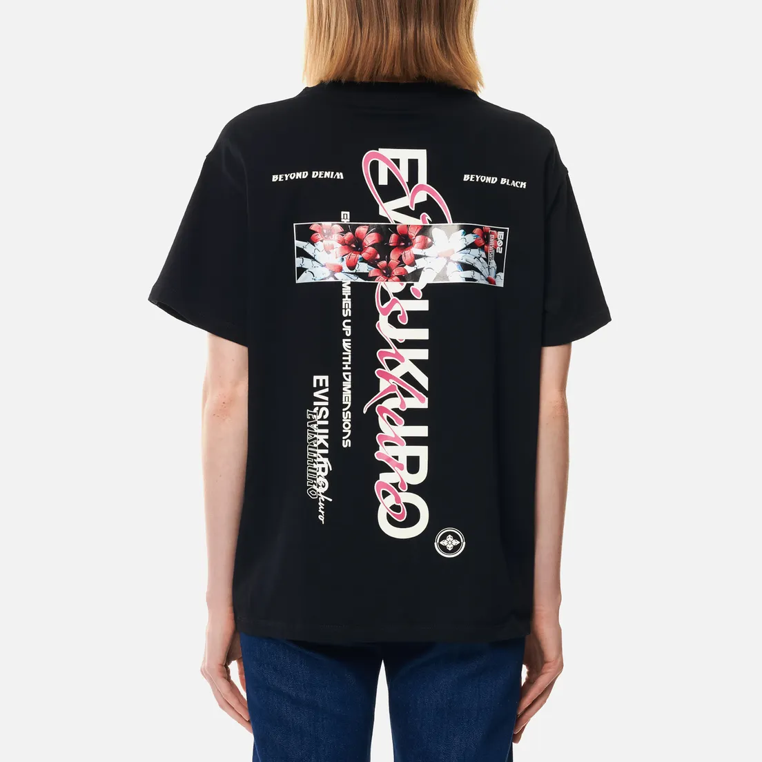 Evisu Женская футболка Floral Seagull