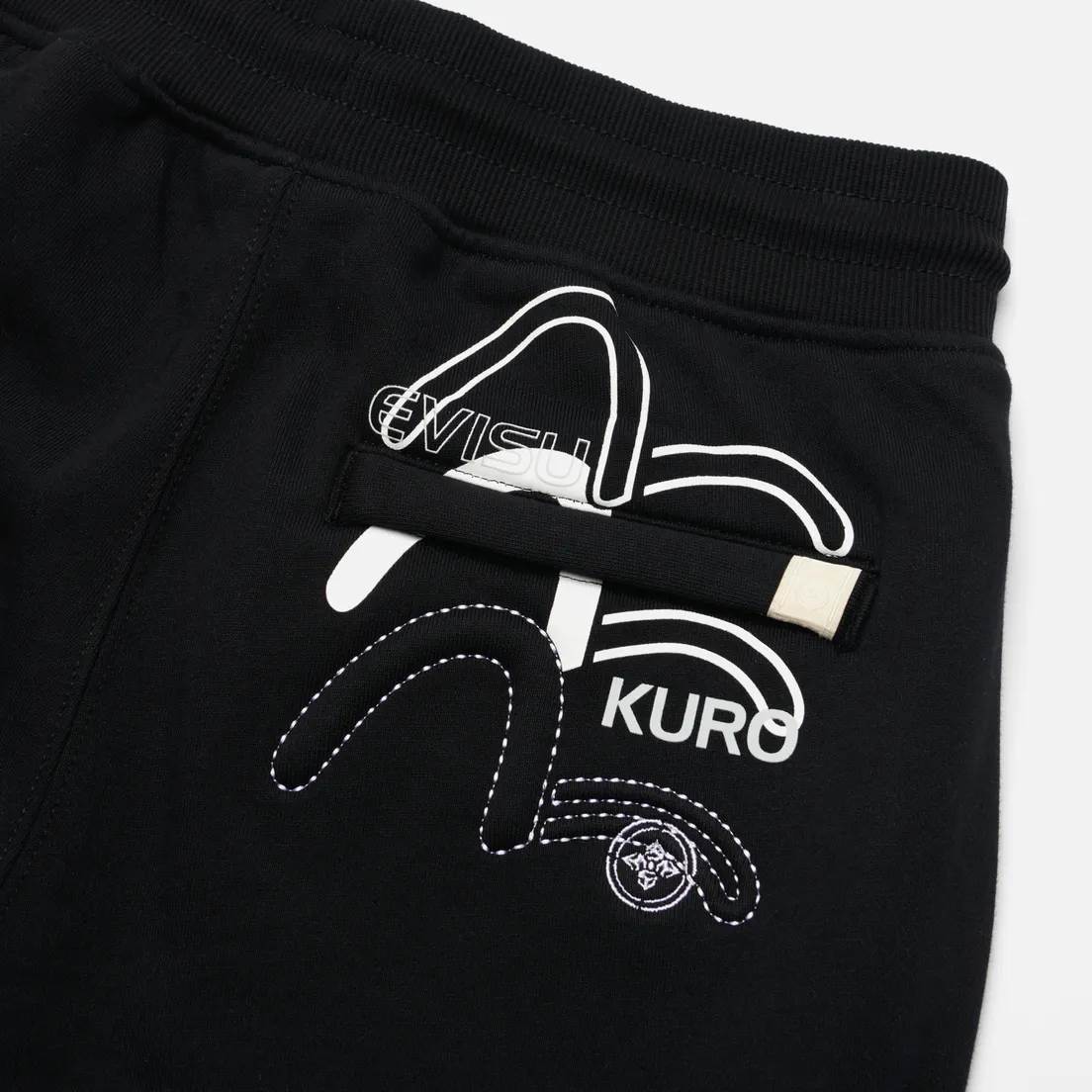 Evisu Женские брюки Evisukuro Logo Printed