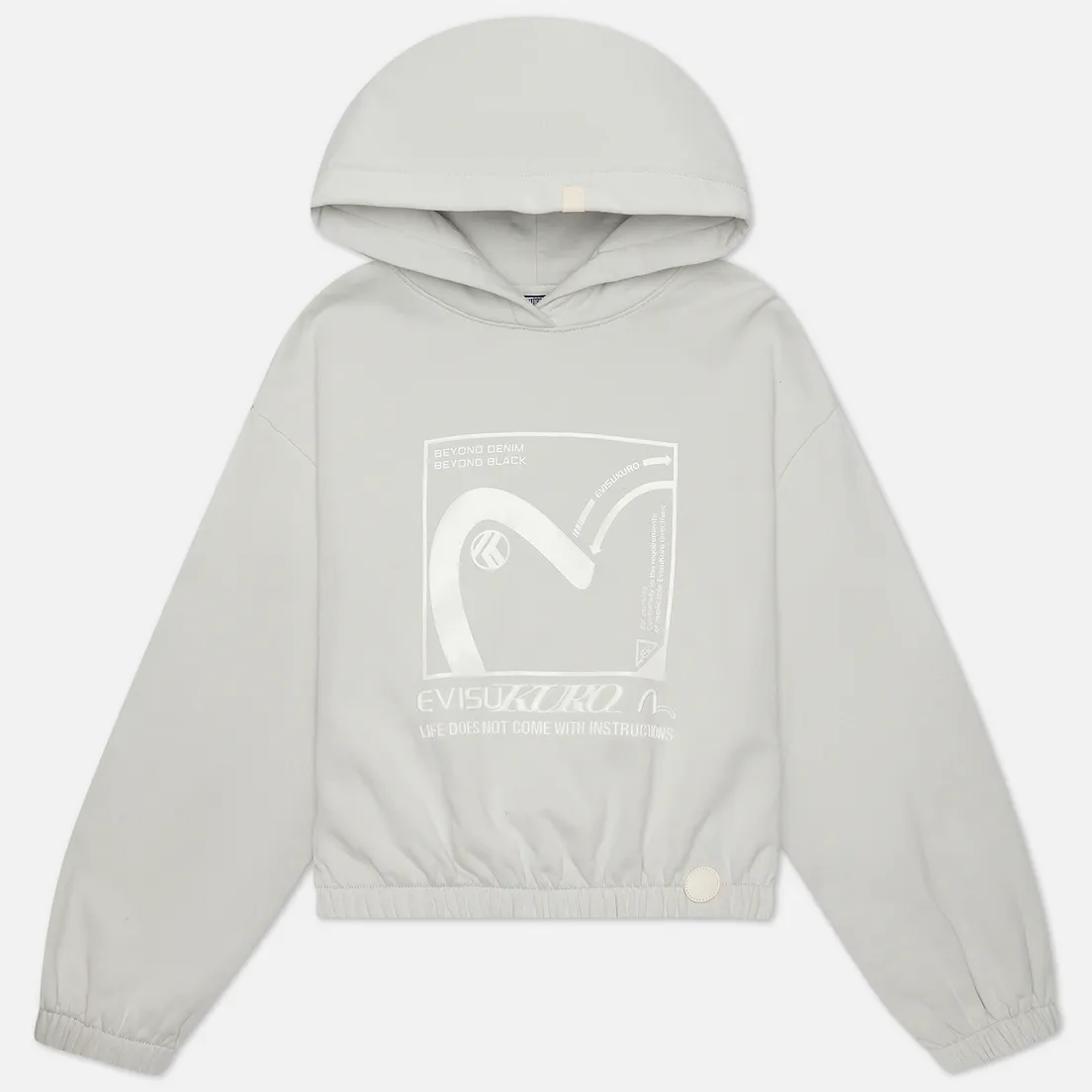Evisu Женская толстовка Evisukuro Logo Printed Hoodie