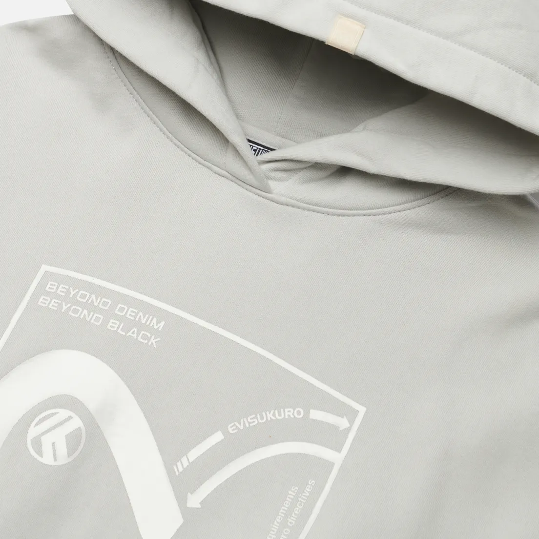 Evisu Женская толстовка Evisukuro Logo Printed Hoodie