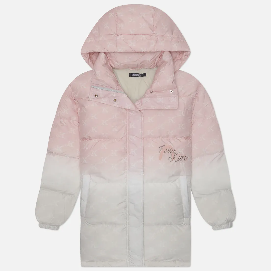 Evisu Женский пуховик Evisukuro AO With Gradient Eect Down