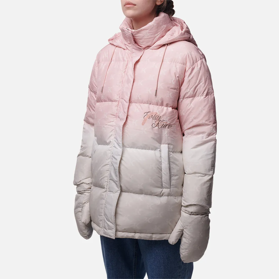 Evisu Женский пуховик Evisukuro AO With Gradient Eect Down