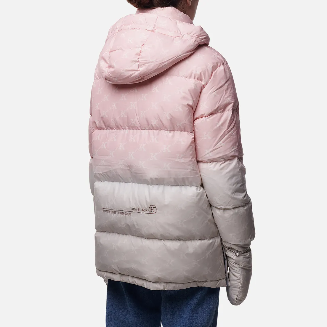Evisu Женский пуховик Evisukuro AO With Gradient Eect Down