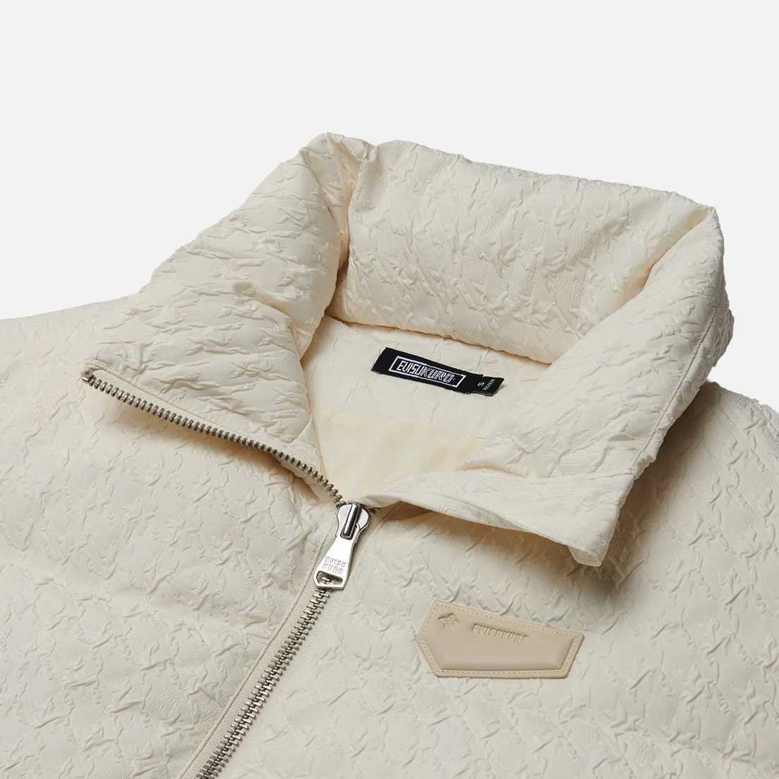 Evisu Женский пуховик Evisukuro Embroidered Seagull Appliqued Down