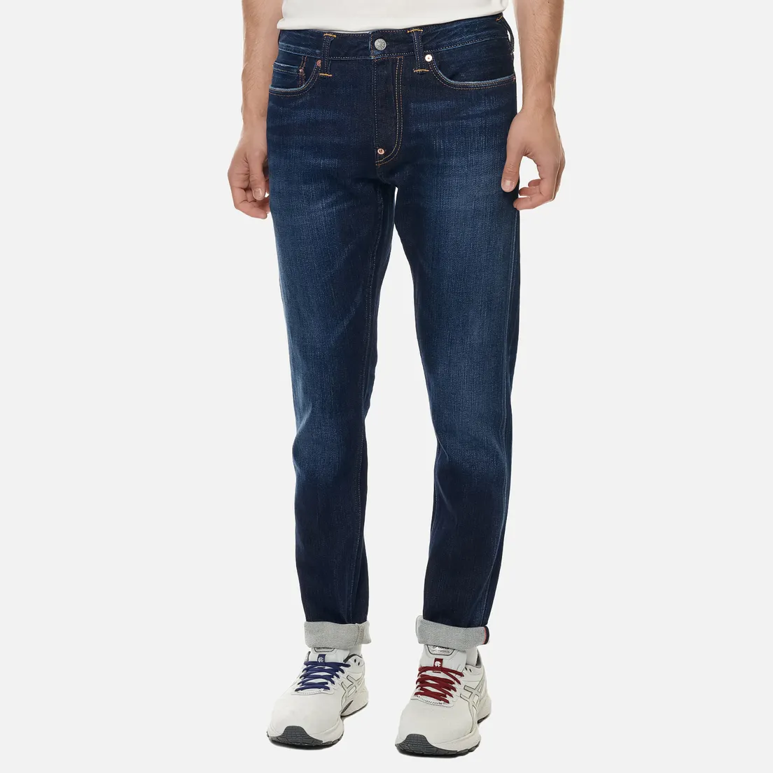 Evisu Мужские джинсы 2023 Double Embroidered Seagull Pocket