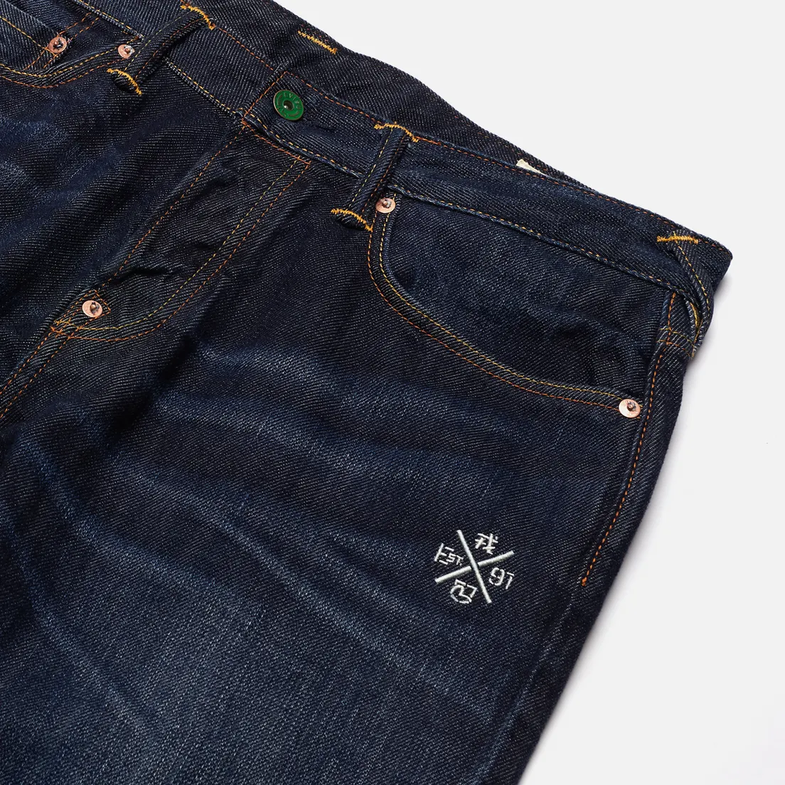 Evisu Мужские джинсы 2017 Seagull Printed Pocket