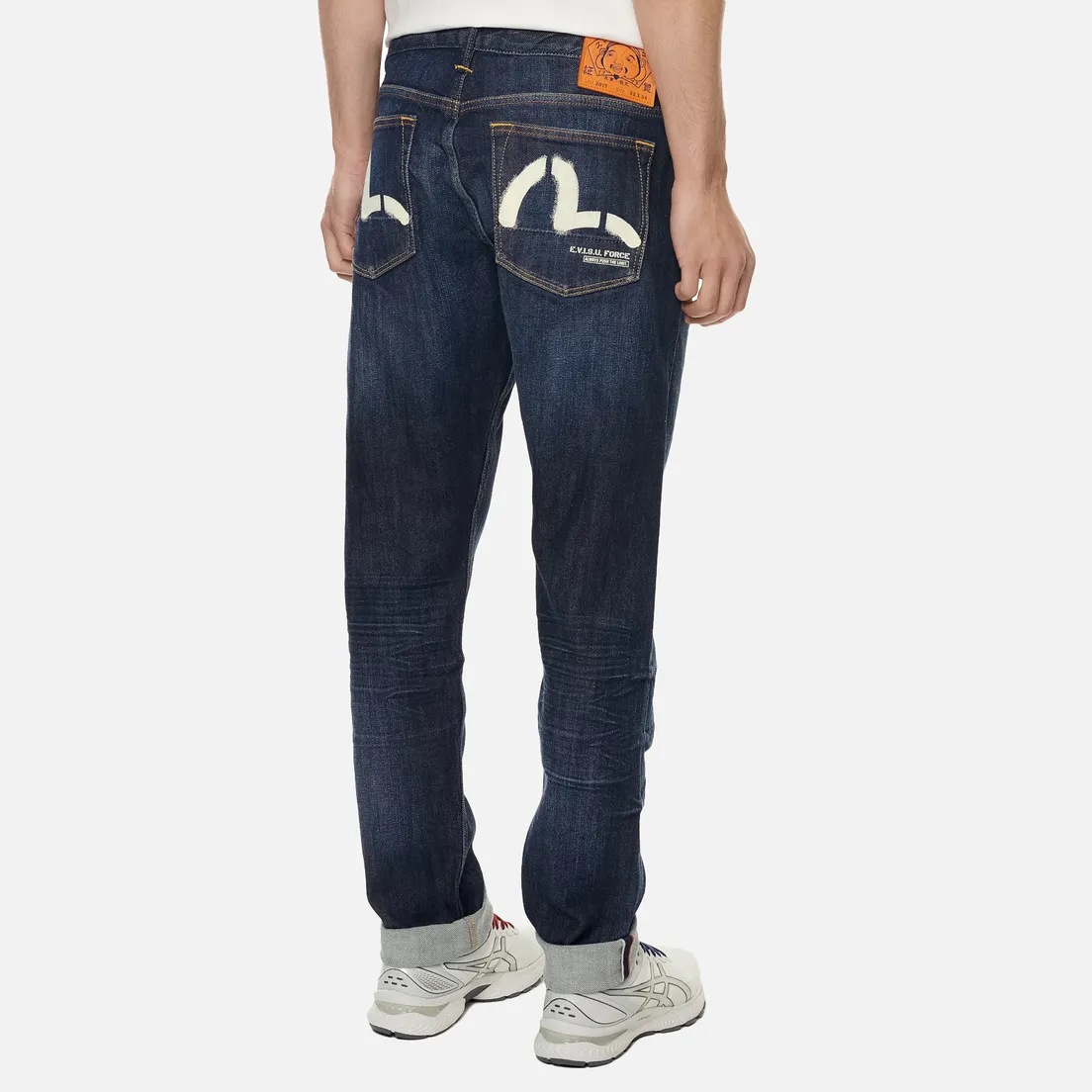 Evisu Мужские джинсы 2017 Seagull Printed Pocket