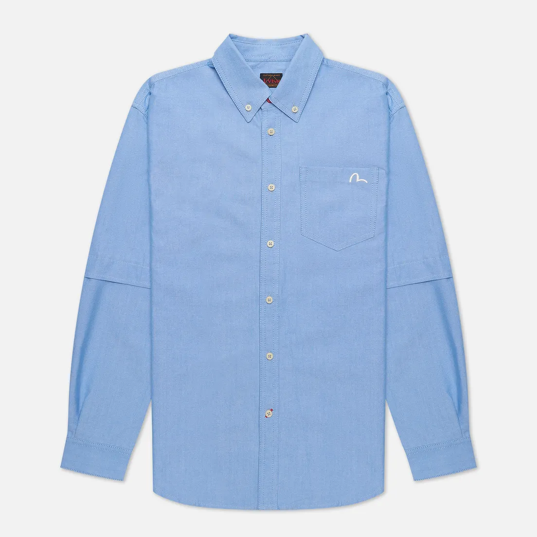 Evisu Мужская рубашка Daicock Print Oxford